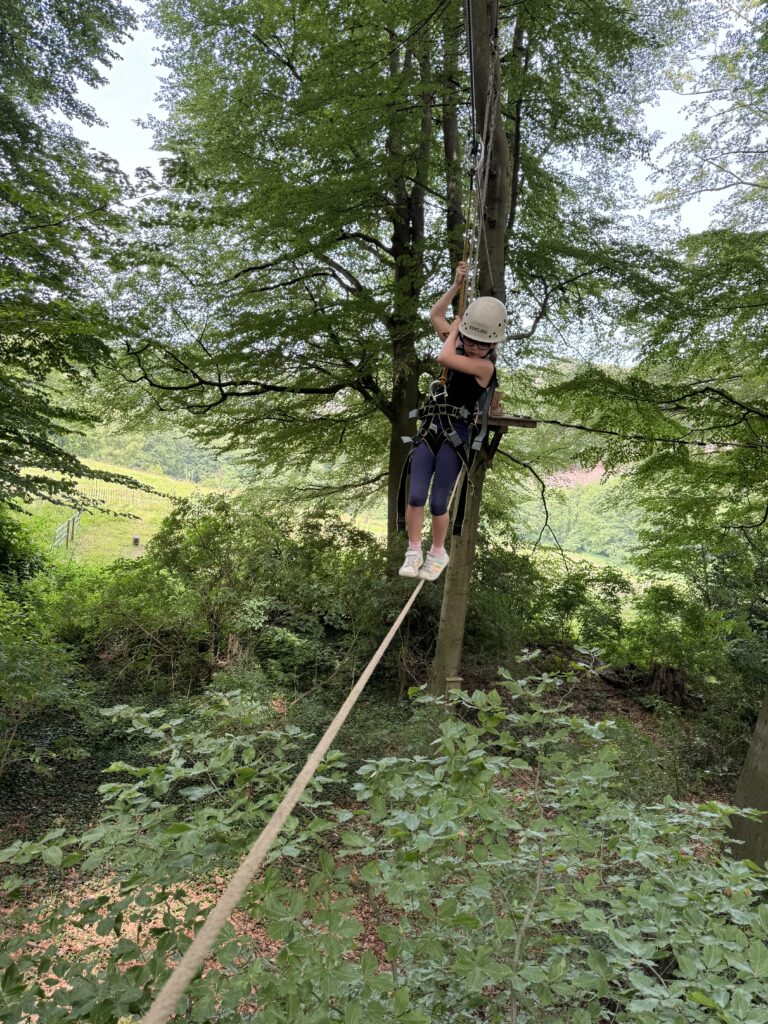 Balancieren auf dem Seil